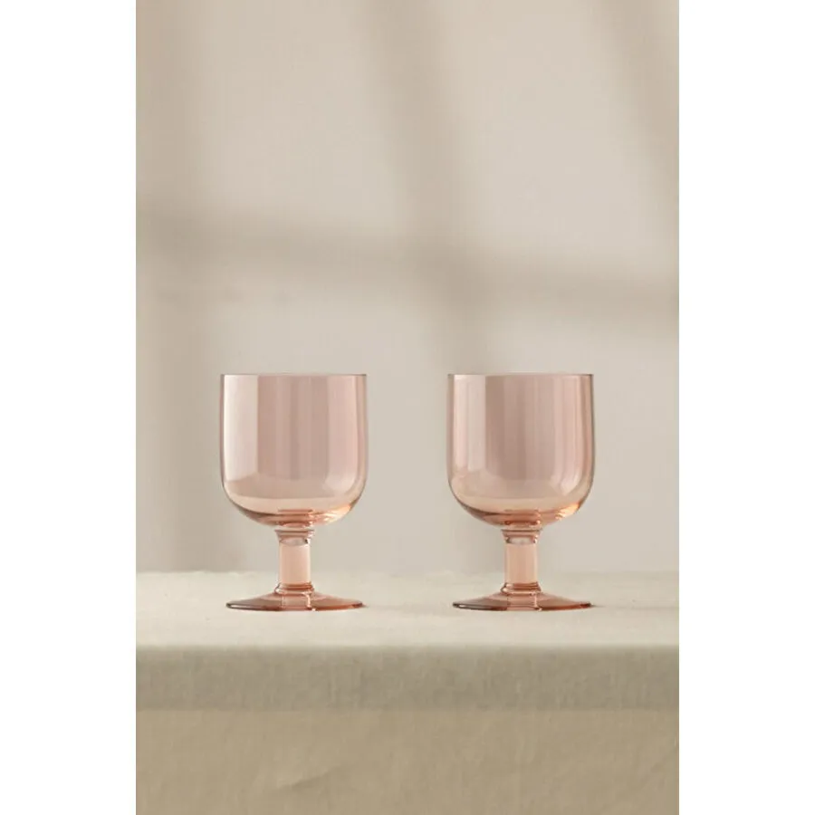 Rakle Shadow El Yapımı Kendinden Renkli 2'li Cup Dondurmalık Seti Pembe 320 Cc