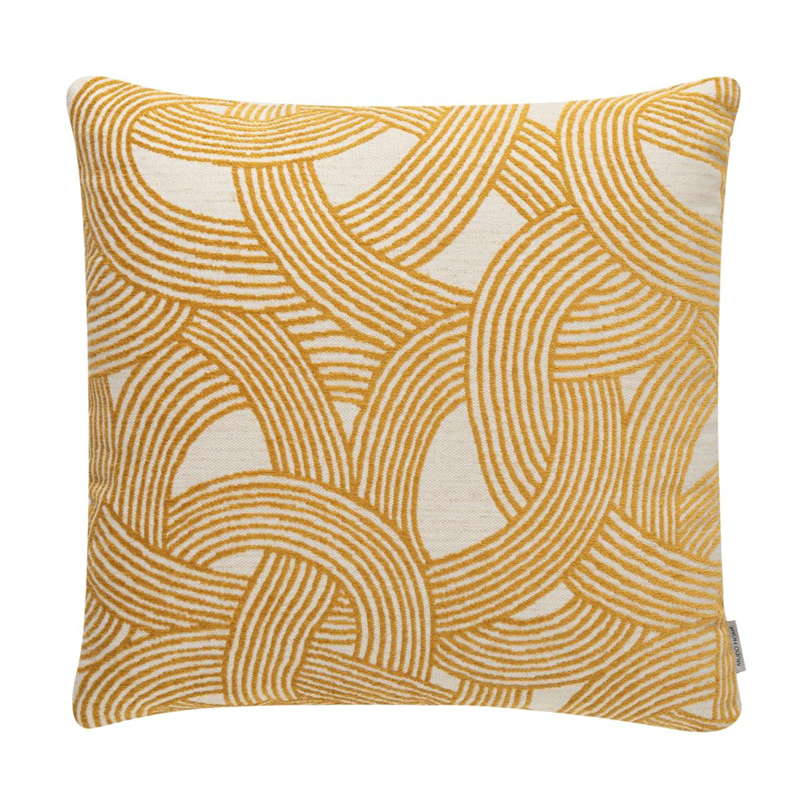 Mudo Home Nell Wave Kirlent Hardal 50x50