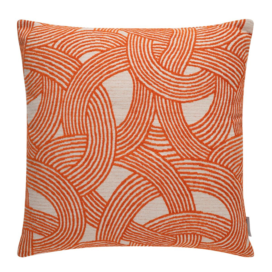 Mudo Home Nell Wave Kirlent Turuncu 50x50