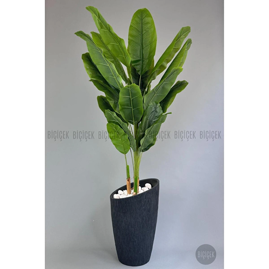 Biçiçek Yapay Muz Ağacı 230 Cm Lux Dış Mekan Saksıda 1