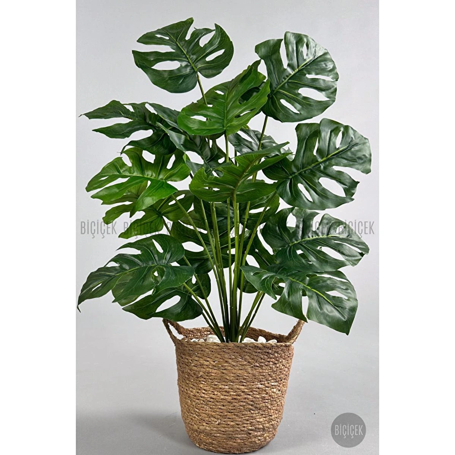 Biçiçek Yapay Monstera Deve Tabanı 65-70 Cm Hasir2