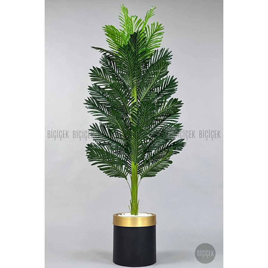 Biçiçek Yapay Areka Ağacı 160-180 Cm Siyahaltin170cm