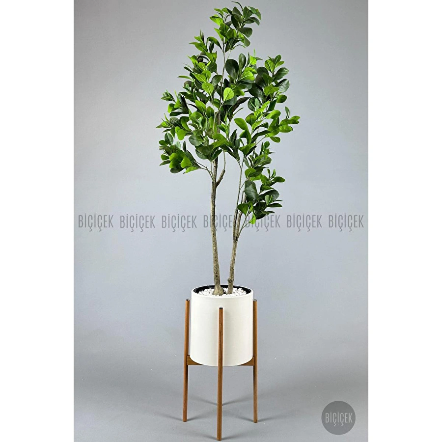 Biçiçek Yapay Manolya Ağacı 150-180cm Krem1