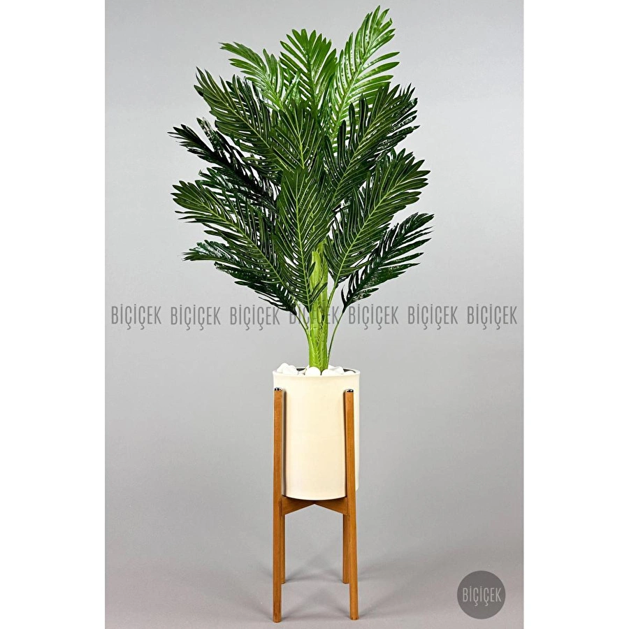 Biçiçek 150cm Areka Ağacı Ayaklı Metal Saksıda 2