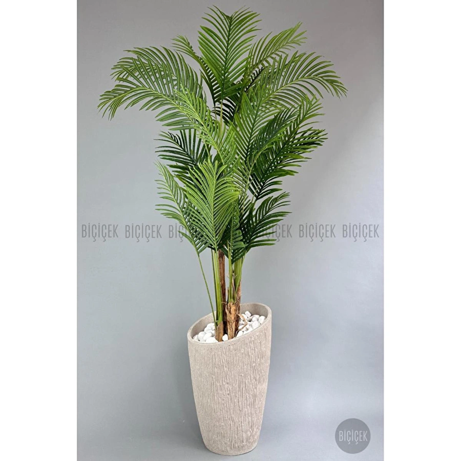 Biçiçek Yapay Areka Palmiyesi 250 Cm Lux Dış Mekan Saksıda 2