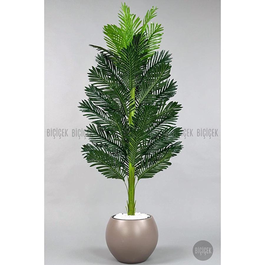 Biçiçek Yapay Areka Ağacı 160-180 Cm Kahverengiküre170cm