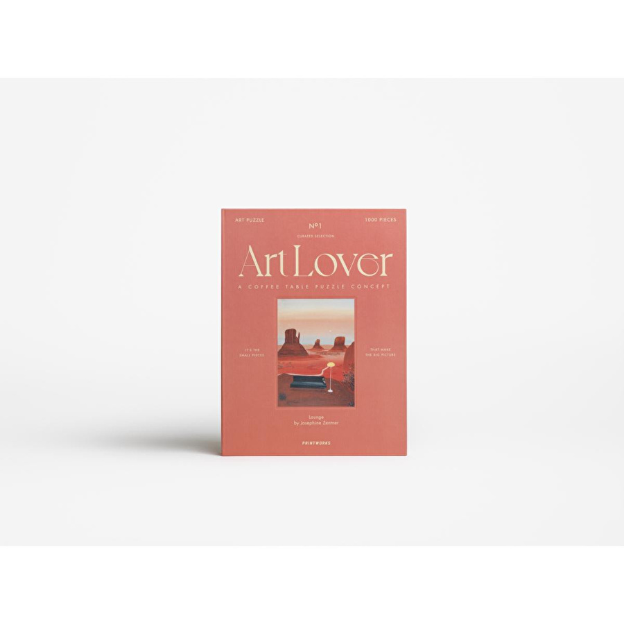 Printworks Art Lover Book Puzzle 1000 Parça - Lounge