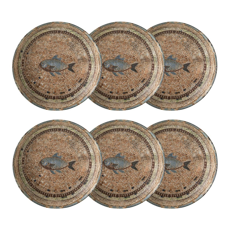 Mudo Home Li̇ma Çukur Tabak Seti̇ 20cm-6li