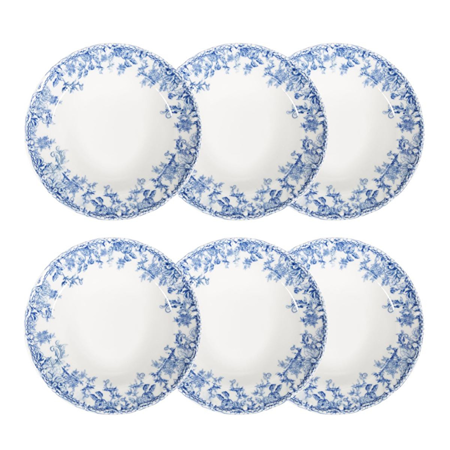 Mudo Home Blue Dream Çukur Tabak Seti̇ 6li-23 Cm