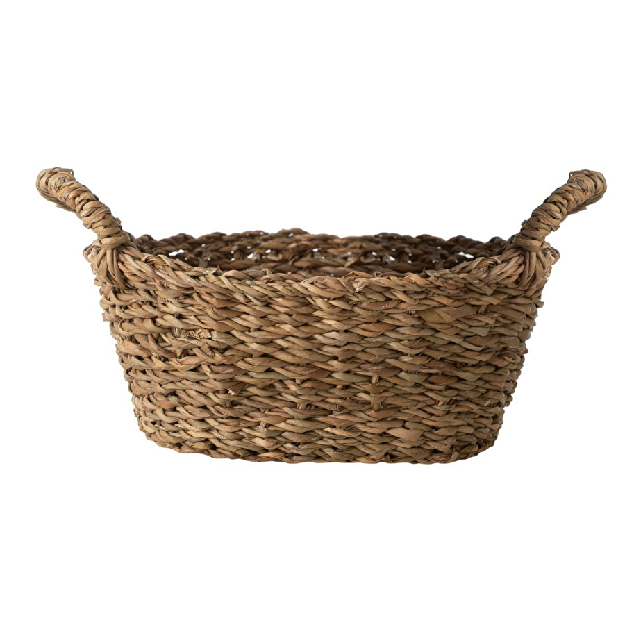 Mudo Home Kulplu Sepet Oval 28 Cm