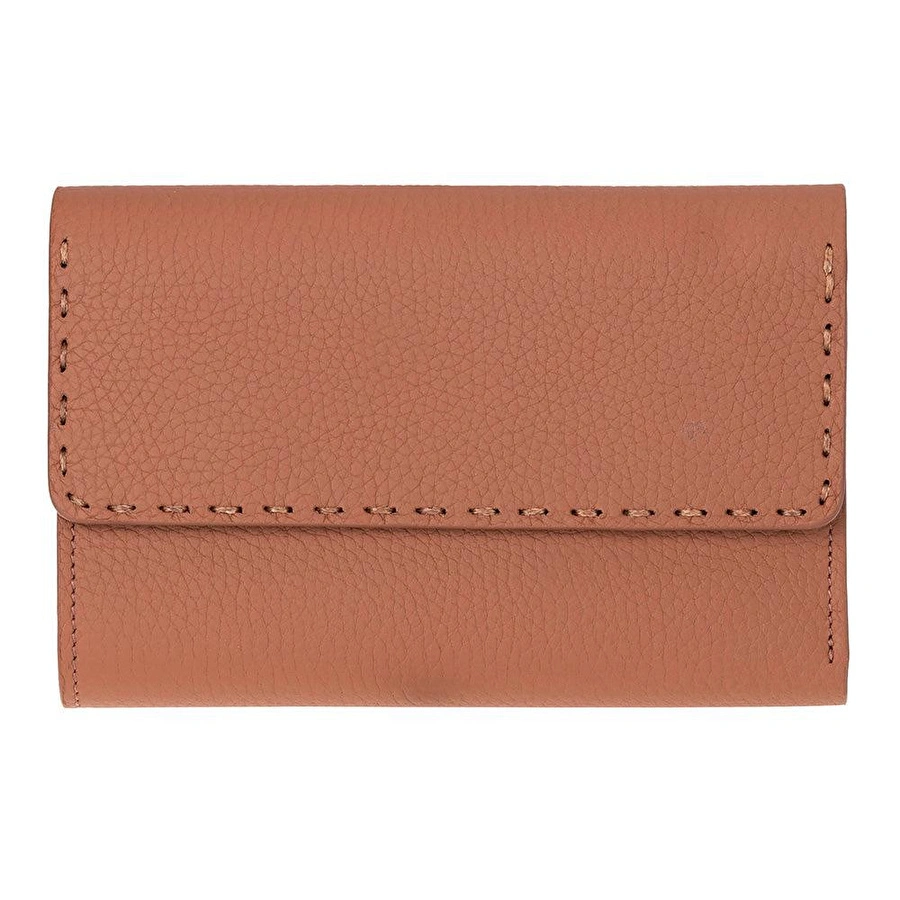 Bloominbag Arc Wallet Heritage Tan Hakiki Deri Kartlıklı Manyetik Cüzdan