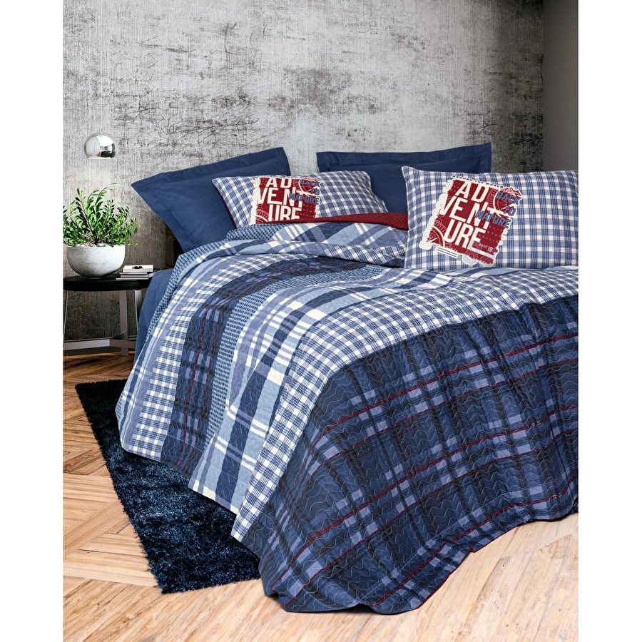 Cotton Box Masculine Çift Kişilik Complete Set Roger Lacivert