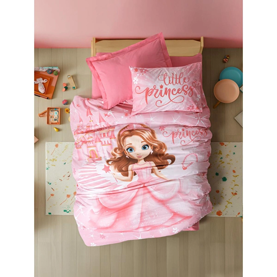 Cotton Box Junior Tek Kişilik Nevresim Takımı Gimbiya Pembe