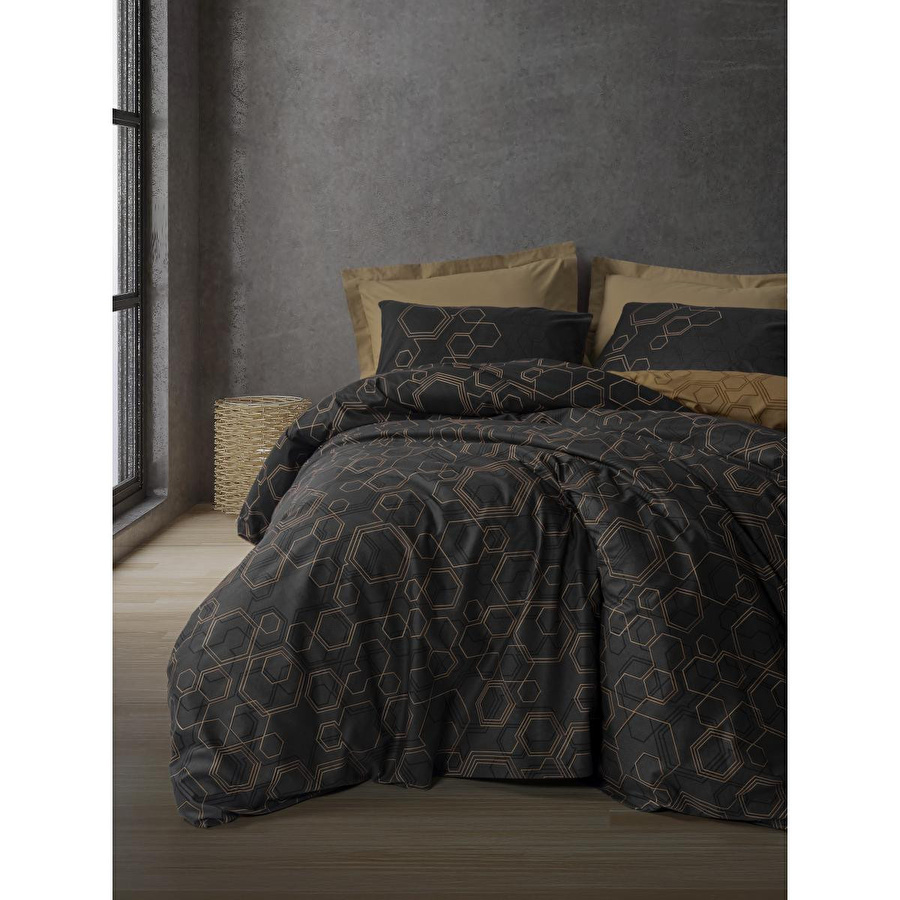 Cotton Box Dark Çift Kişilik Nevresim Takımı Dawn Bakır