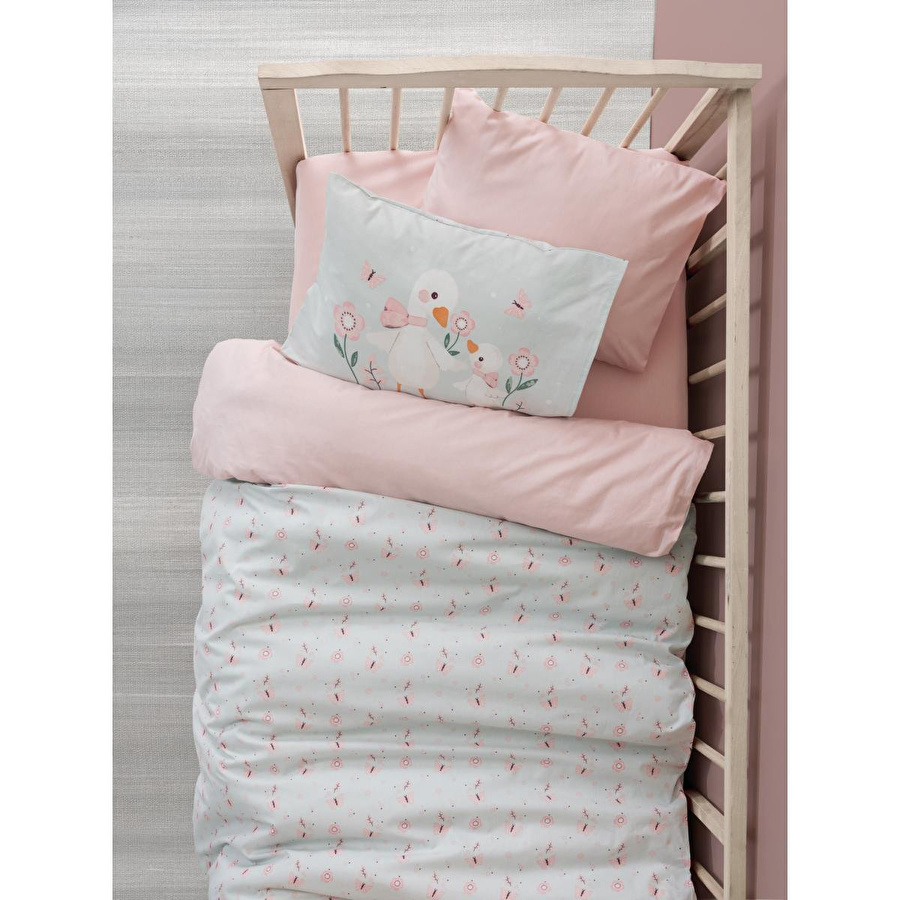Cotton Box Bebek Nevresim Takımı Mamiduck Pembe