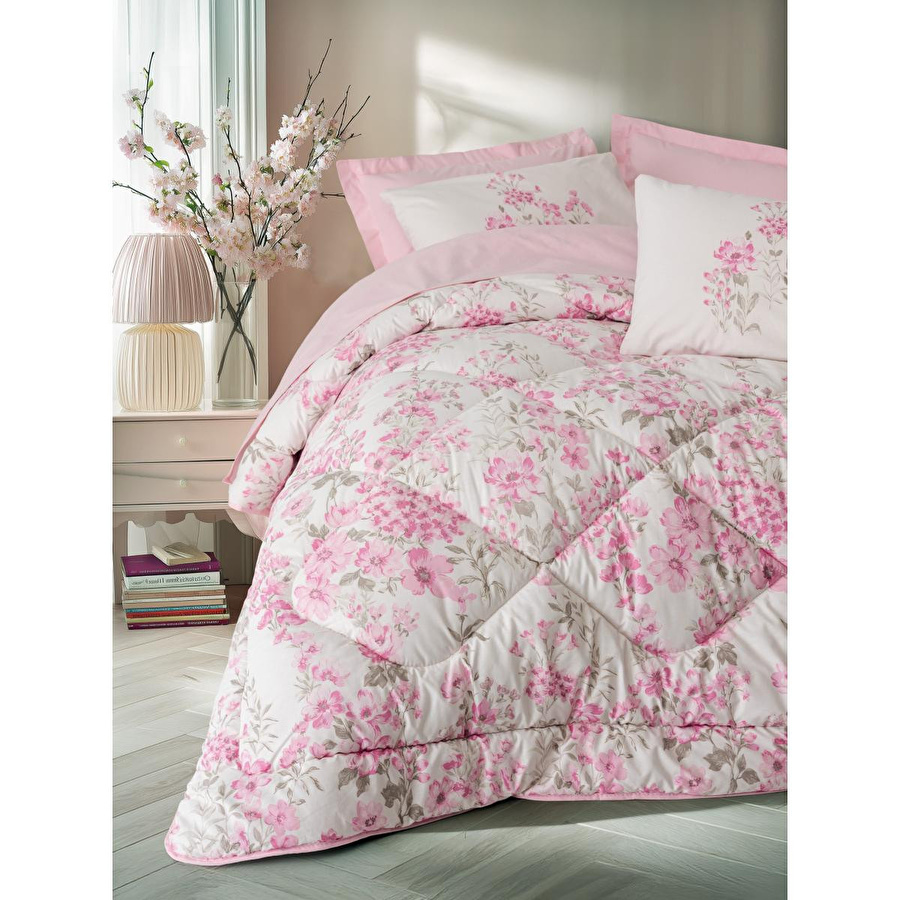 Cotton Box Çift Kişilik Uyku Seti Floren Pembe