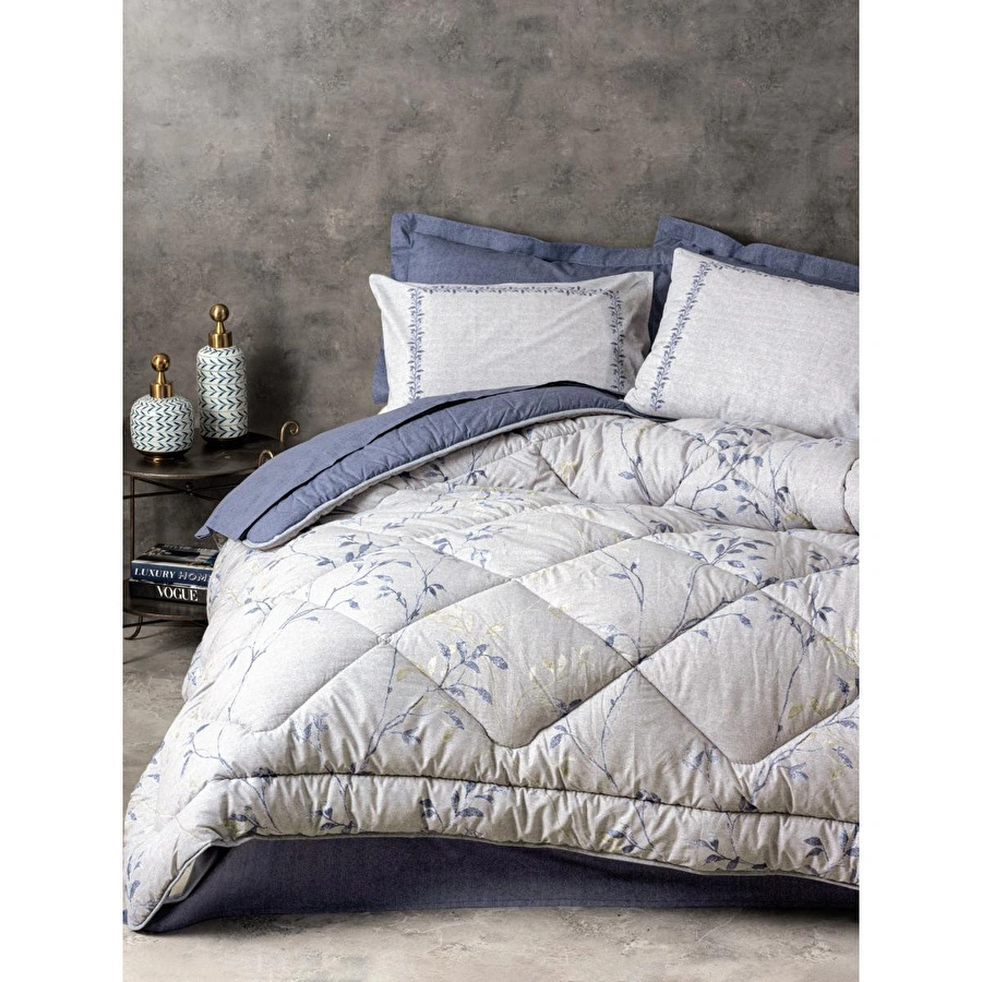 Cotton Box Tek Kişilik Uyku Seti Nitsa Lacivert