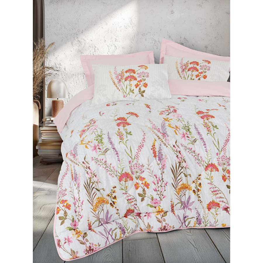 Cotton Box Tek Kişilik Uyku Seti Lilura Pembe