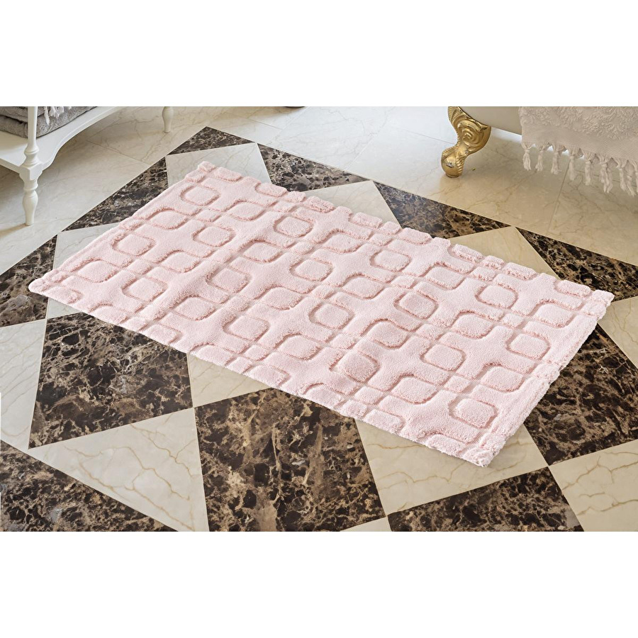 Cotton Box Pamuklu Paspas Fila Pudra 60x100