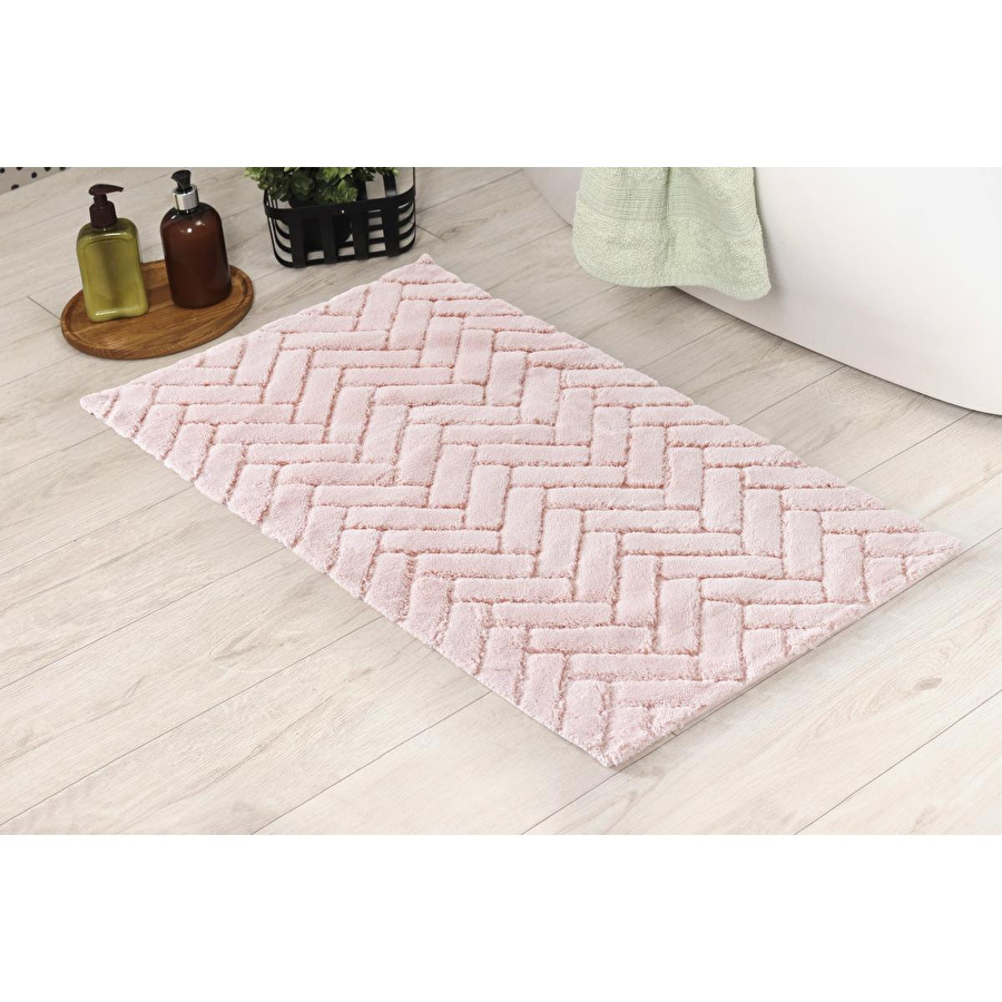 Cotton Box Pamuklu Paspas Zibby Pudra 60x100