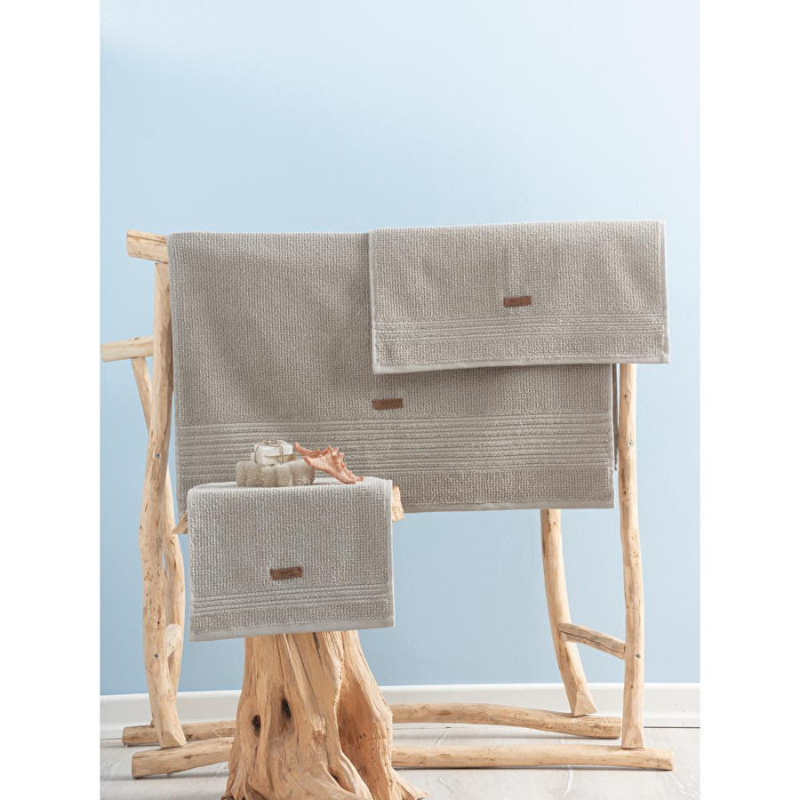 Cotton Box %100 Pamuk Wellness Havlu Seti Sand Bej