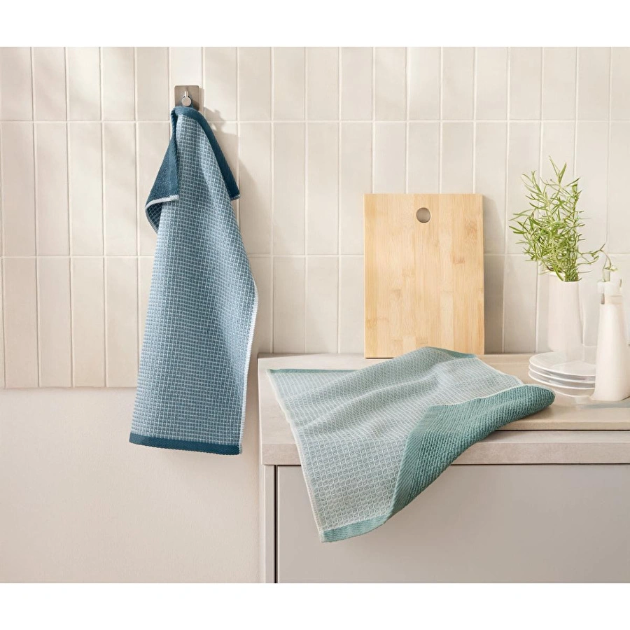 Tchibo 2 Adet Gofre Pike Mutfak Bezi 40x60