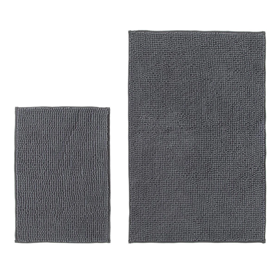 Mudo Home June 2'li̇ Banyo Paspas Seti̇ Gri̇