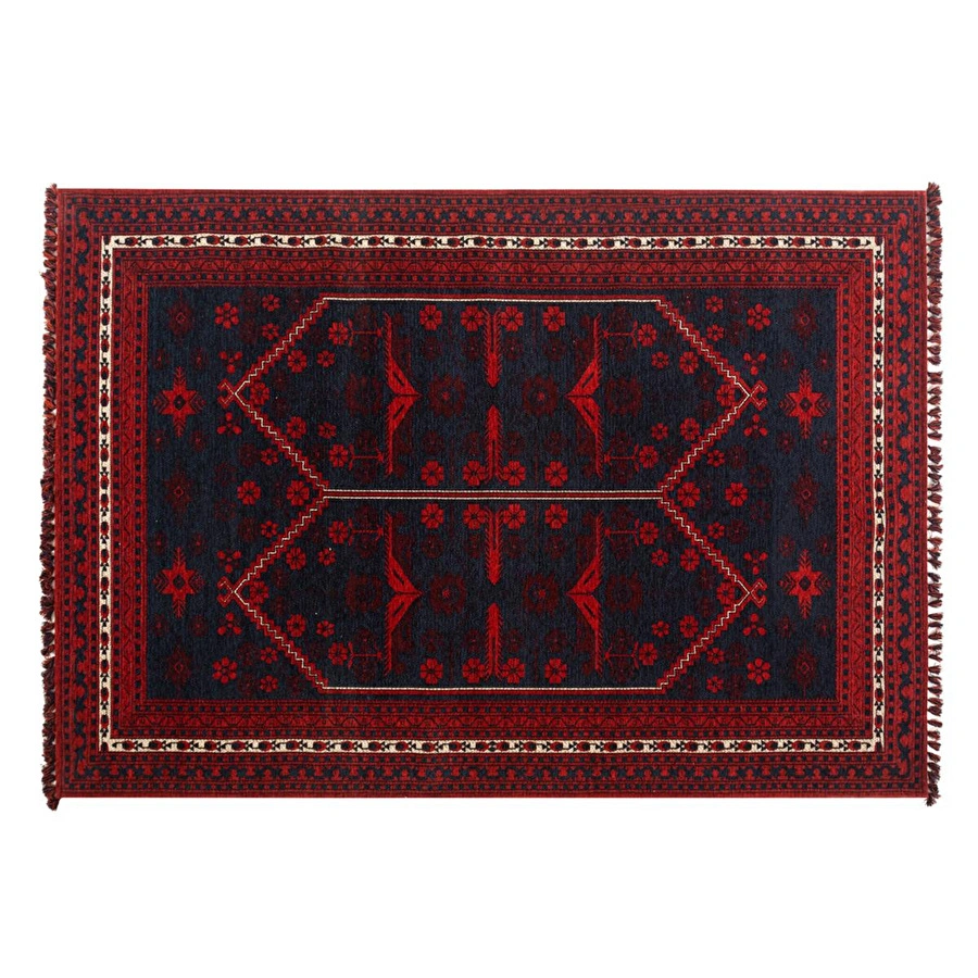 Mudo Home Jina Hali Kirmizi Laci̇vert 160x230