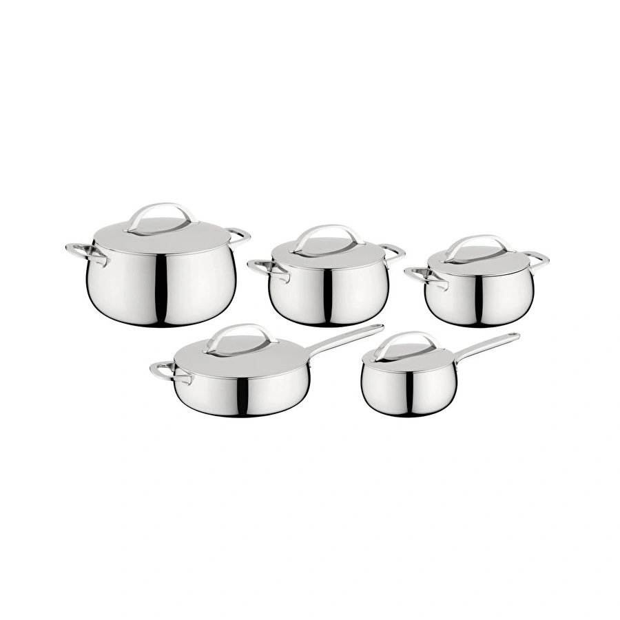 Berghoff Home Belly 10lu Tencere Seti Stellar Çelik