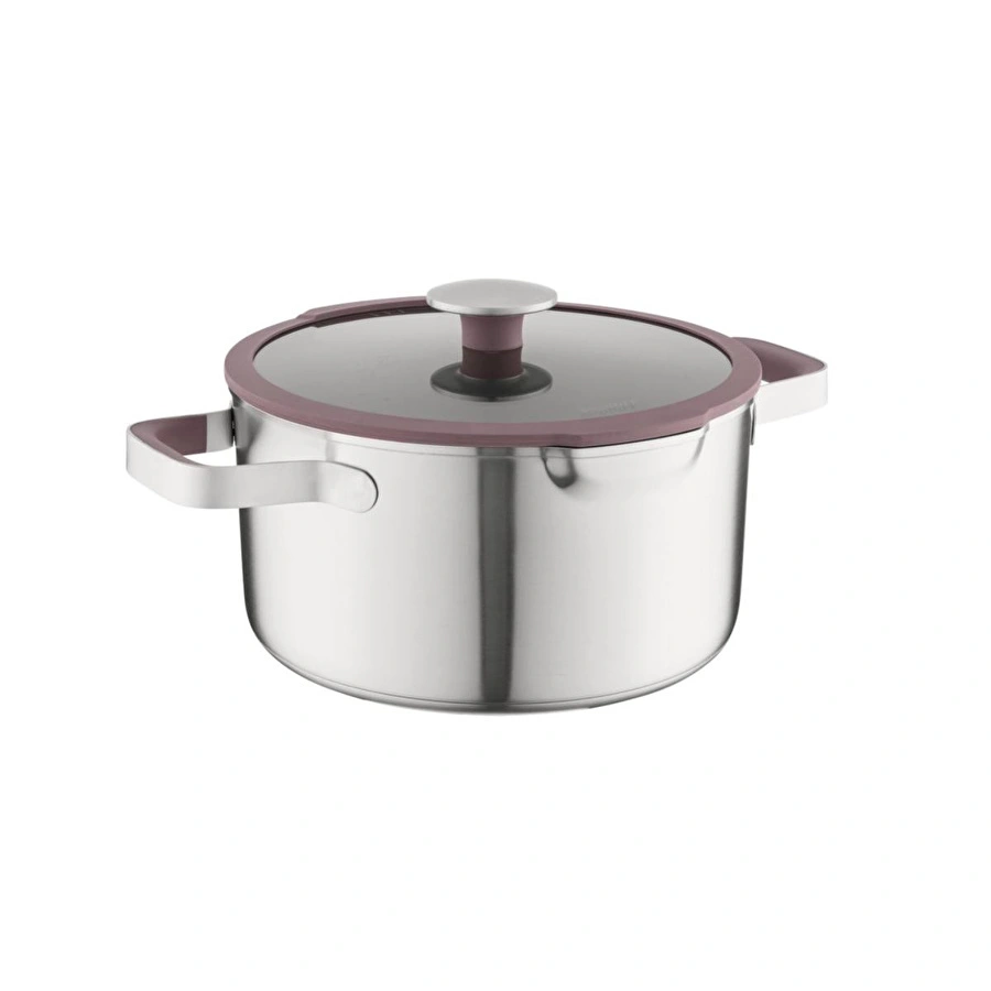 Berghoff Home Elements Kapaklı Güveç Tenceresi 24cm Peppercorn