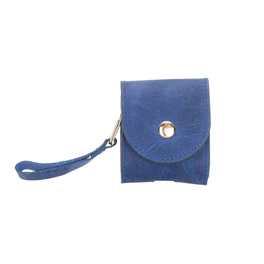 Bloominbag Aurel Cadet Ocean Charm Hakiki Deri Airpods Kılıfı – Airpods 1 & 2 Uyumlu