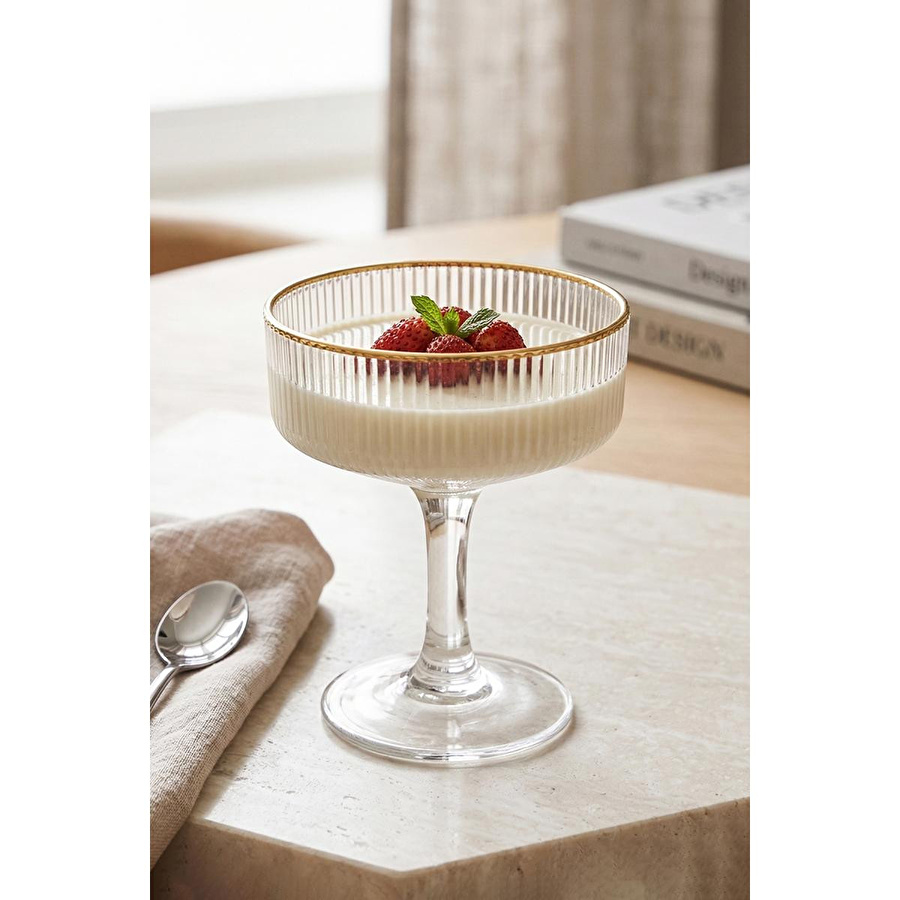 Rakle Splendid Gold 4'lü Cup Dondurmalık Seti 190 Cc