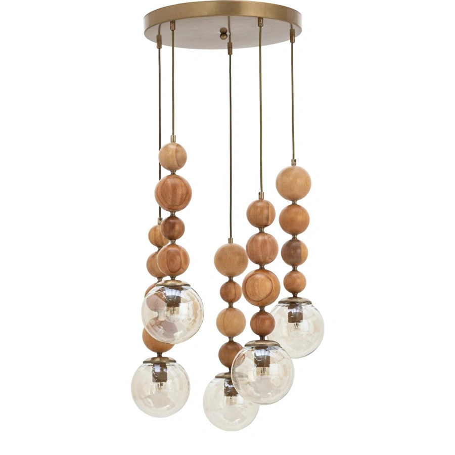 Mudo Home Wood Bead 5li̇ Sarkit