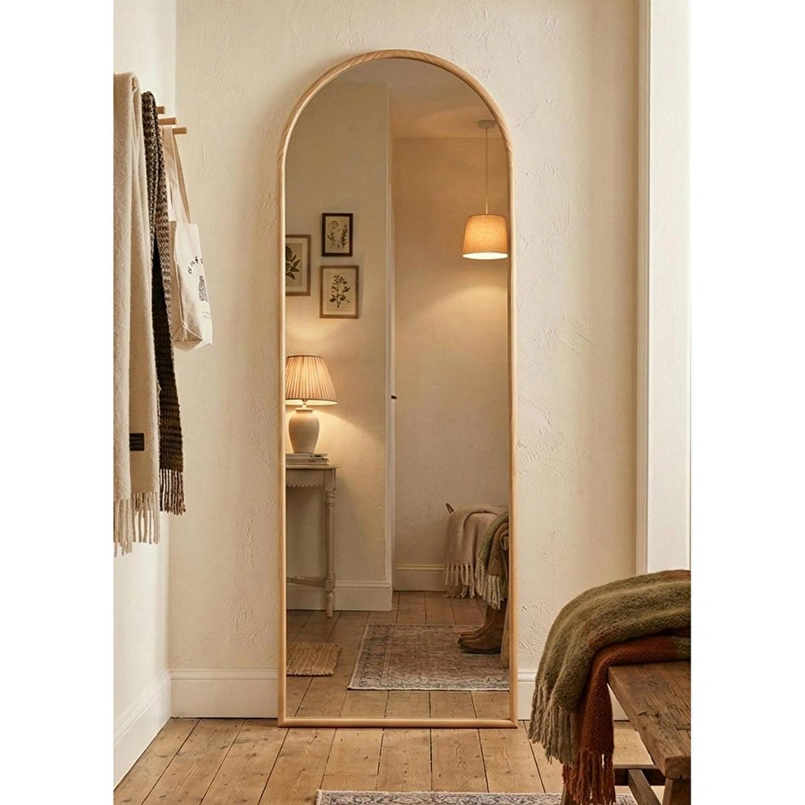 The Mia Ahşap Duvar Aynası 50x160 Cm