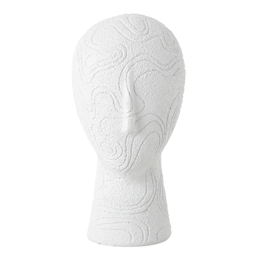 Mudo Home Modern Beyaz Bi̇blo 12x15x24 Cm