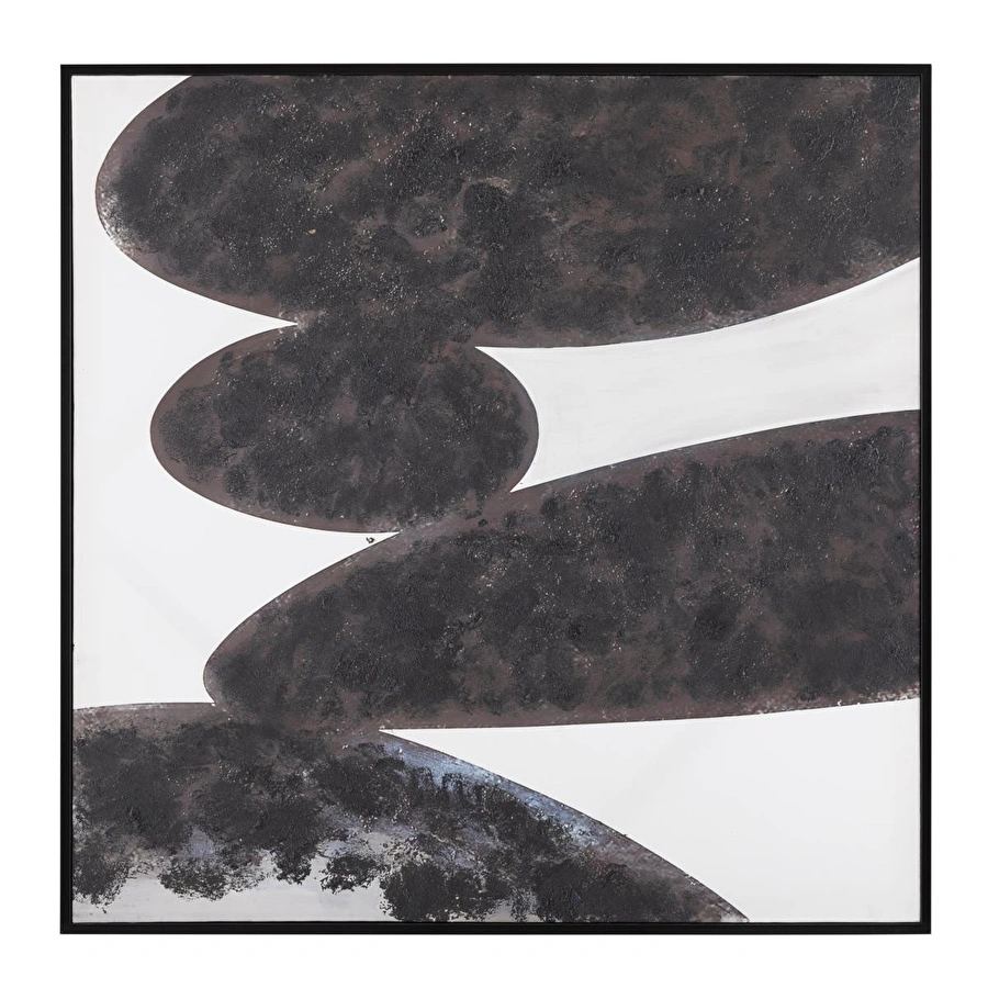 Mudo Home Thai Stone Ii Çerçeveli̇ Yağliboya Tablo 100x100 Cm