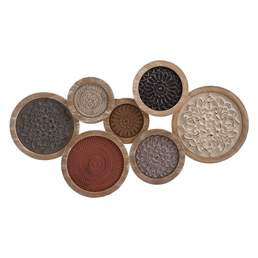 Mudo Home Aurora Natural Ahşap Duvar Dekoru 127x8.5x65cm