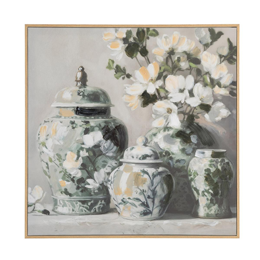 Mudo Home Celesta Çerçeveli̇ Yağliboya Tablo 100x100 Cm