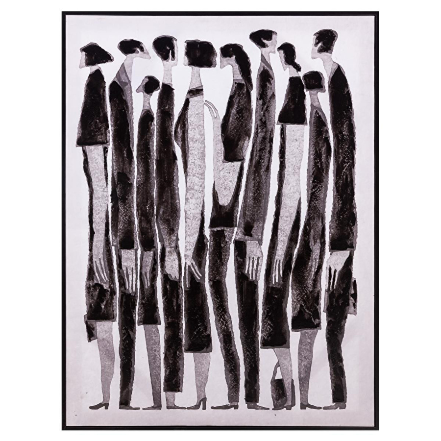 Mudo Home Homo Sapiens Çerçeveli̇ Yağli Boya Tablo 90x120cm