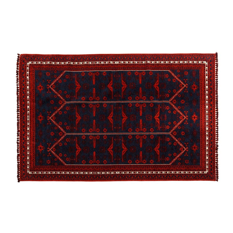 Mudo Home Jina Hali Kirmizi Laci̇vert 200x300