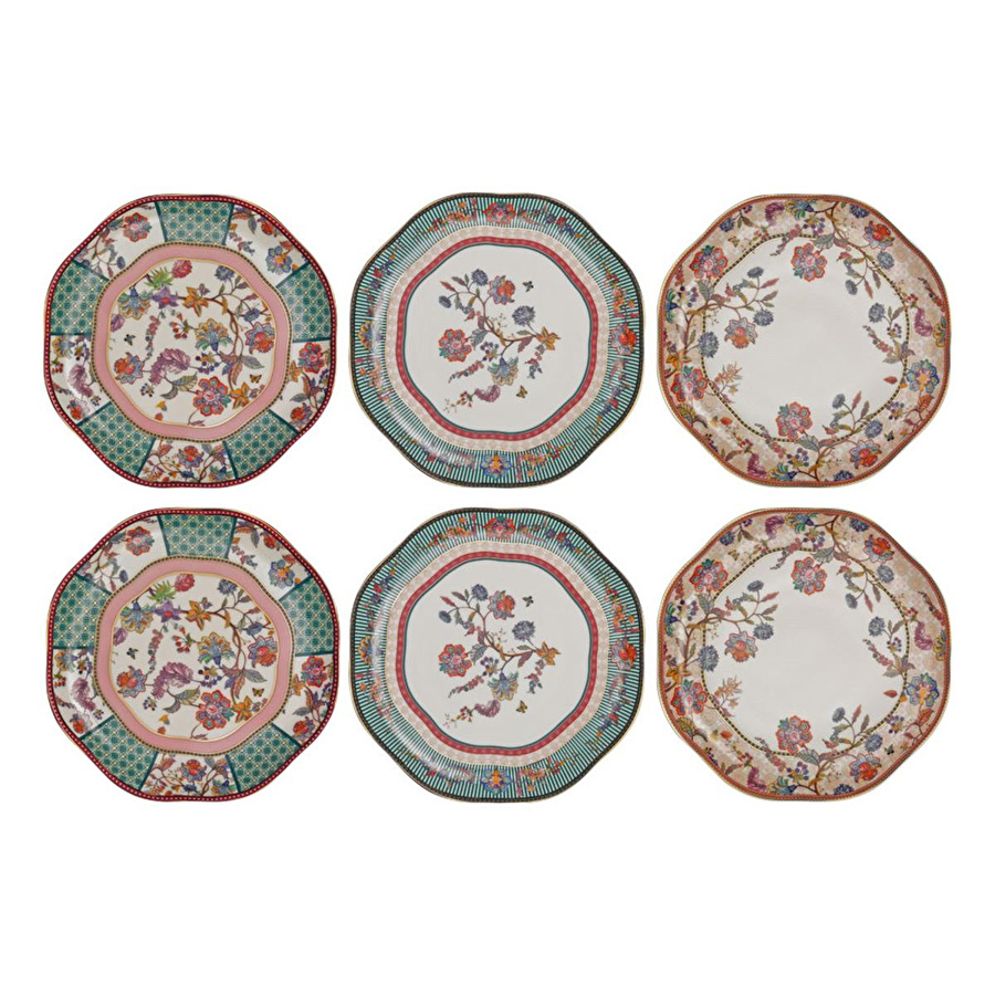 Lucky Art Serenity Bone 20 Cm 6li Tabak Seti