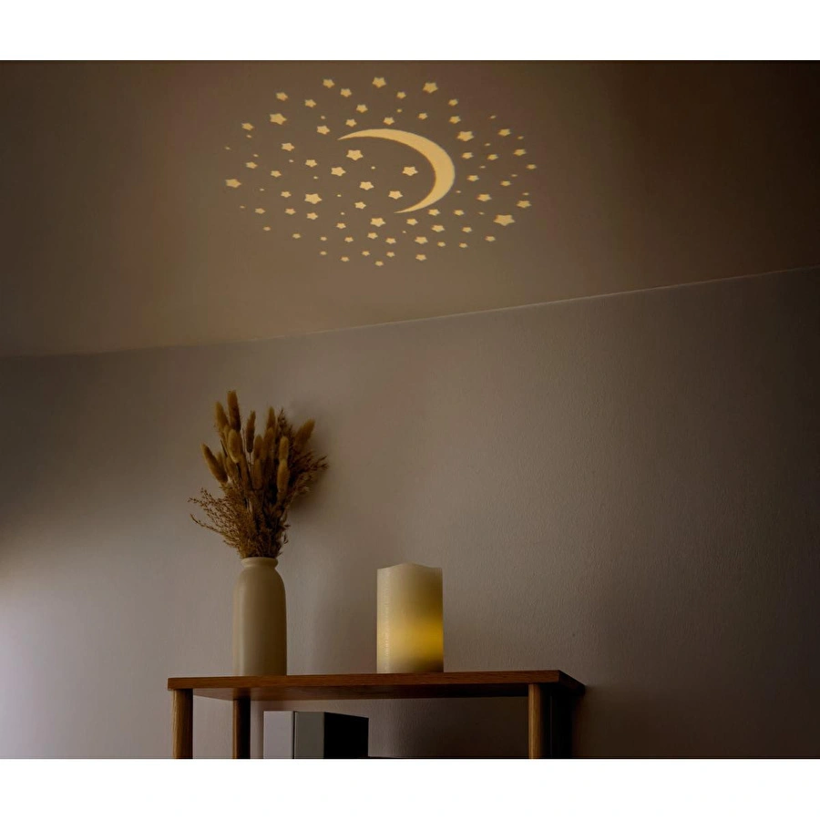 Tchibo Led Gerçek Mum, Yıldız Projeksiyon