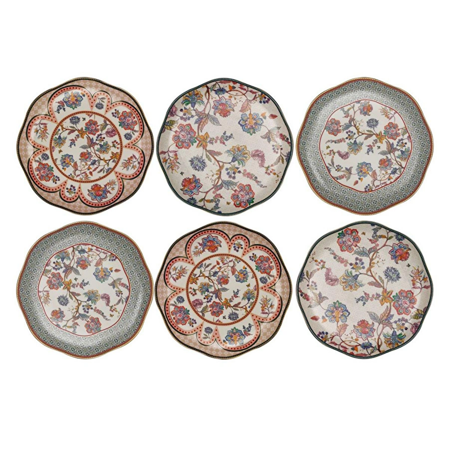 Lucky Art Serenity Bone 27 Cm 6li Tabak Seti