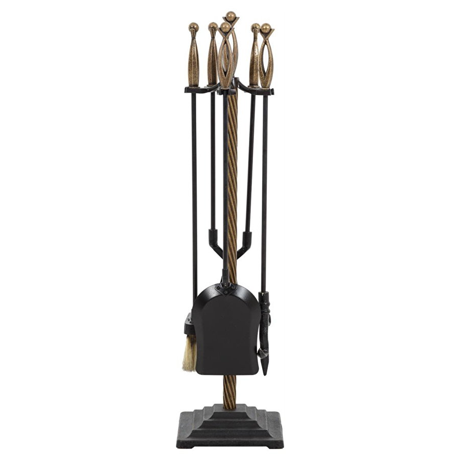 Mudo Home World Gold Şömi̇ne Aksesuar Seti̇ 80cm