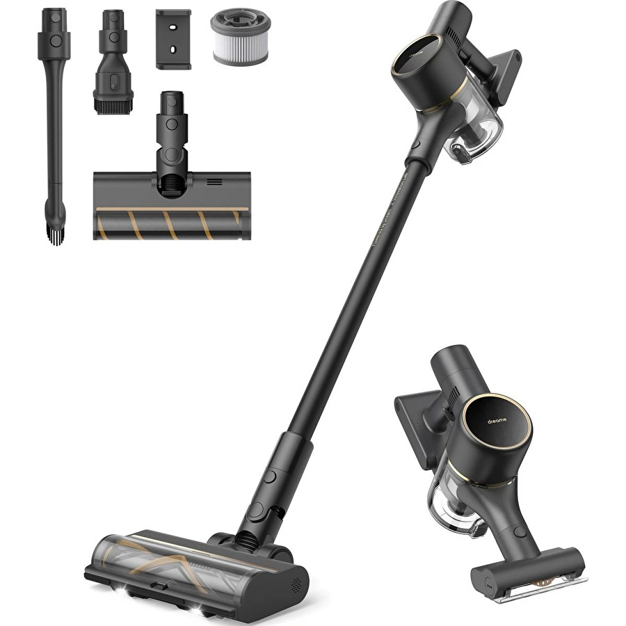 Dreame R10 Pro Dikey Süpürge, 65 Dakika Uzun Çalışma Süreli Dikey Süpürge, Hafif Ve Anti-tangle Özellikli, Sert Zemin