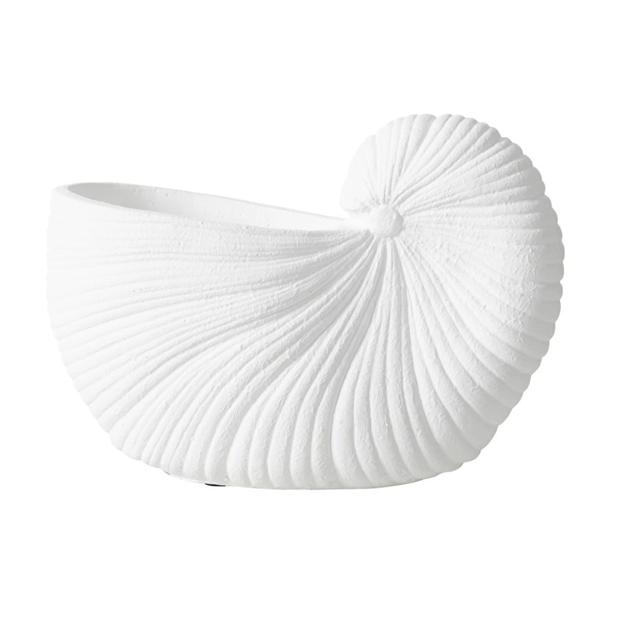Mudo Home White Shell Vazo 26x13x19 Cm
