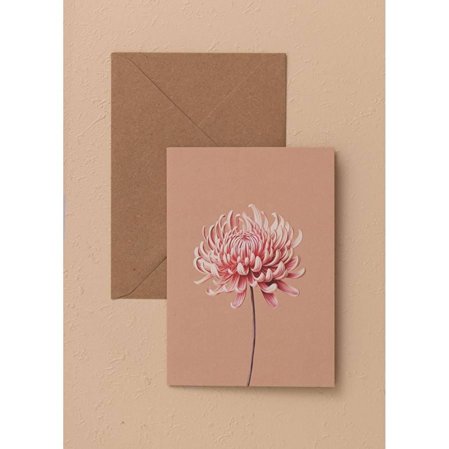 The Mia Art Line Mini Tebrik Kart Seti Chrysanthemum 10x14