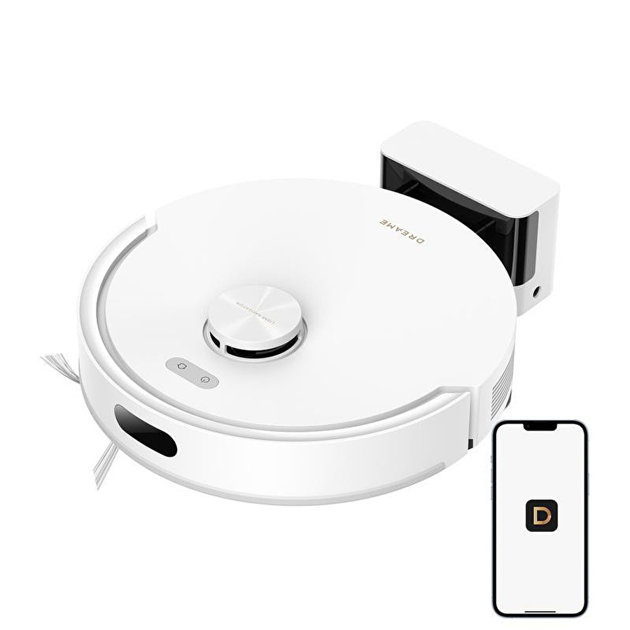 Dreame F20 Robot Süpürge Beyaz, 20.000pa Emiş Gücü