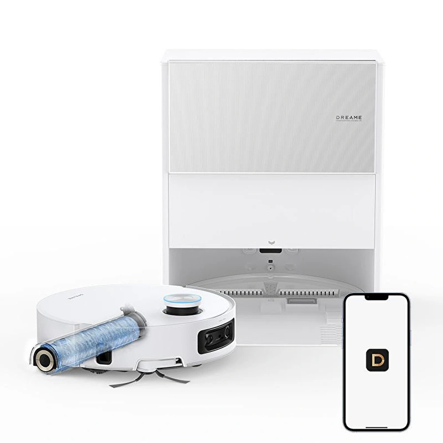 Dreame Aqua 10 Ultra Roller Robot Süpürge Beyaz, 30.000pa Emiş Gücü