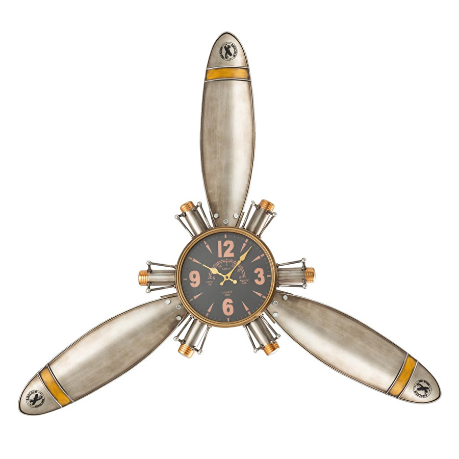 Mudo Home Propeller Duvar Saati̇ 121x106x7cm